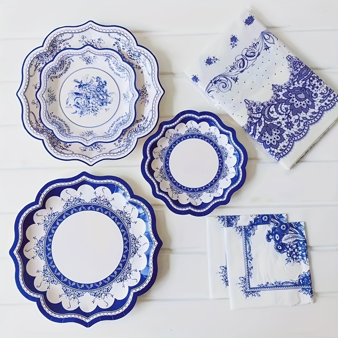 Disposable Paper Plates Paper Dessert Plates Dinner Paper - Temu
