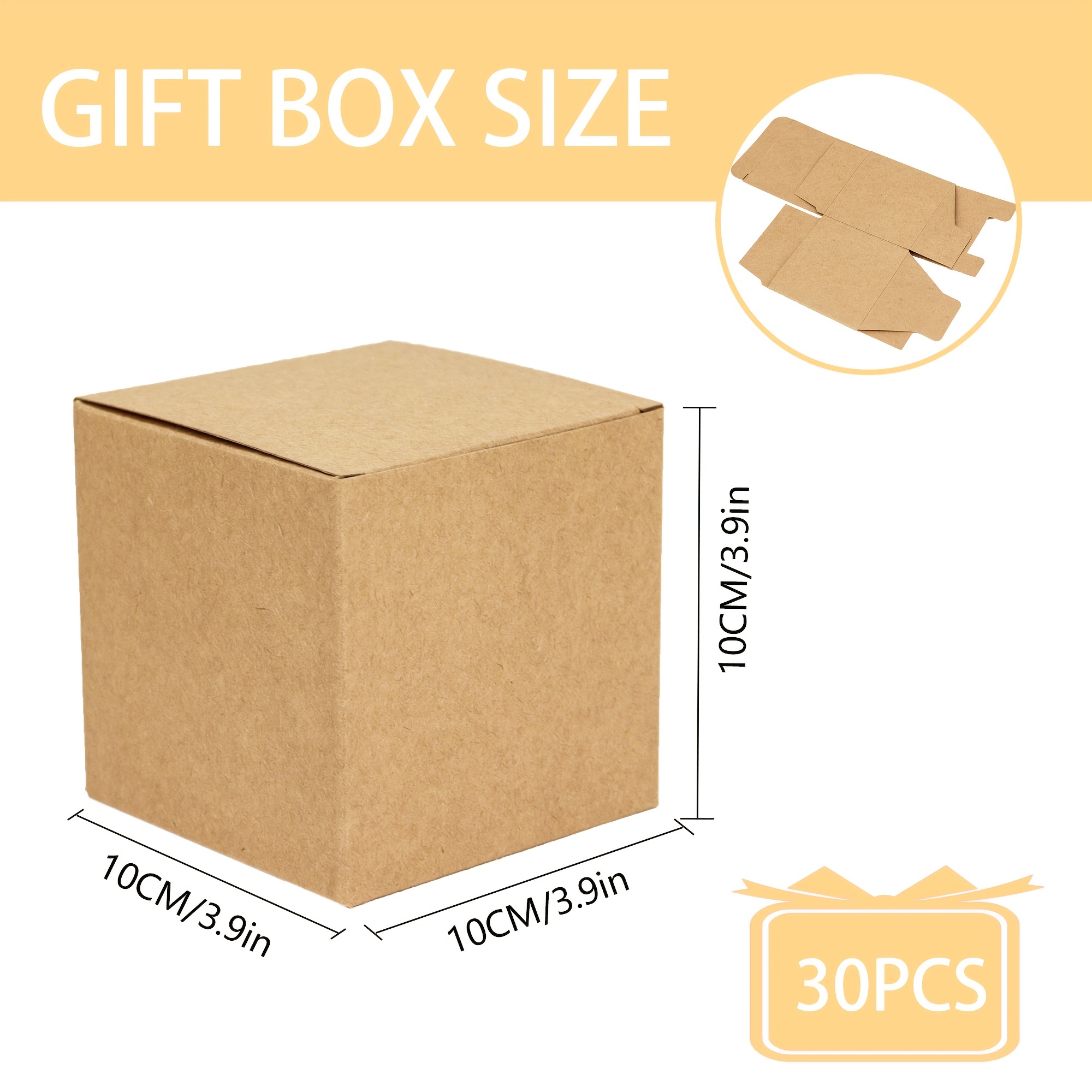 Kraft Little Gift Box Small Candy Box Mini Black Paper Candy - Temu