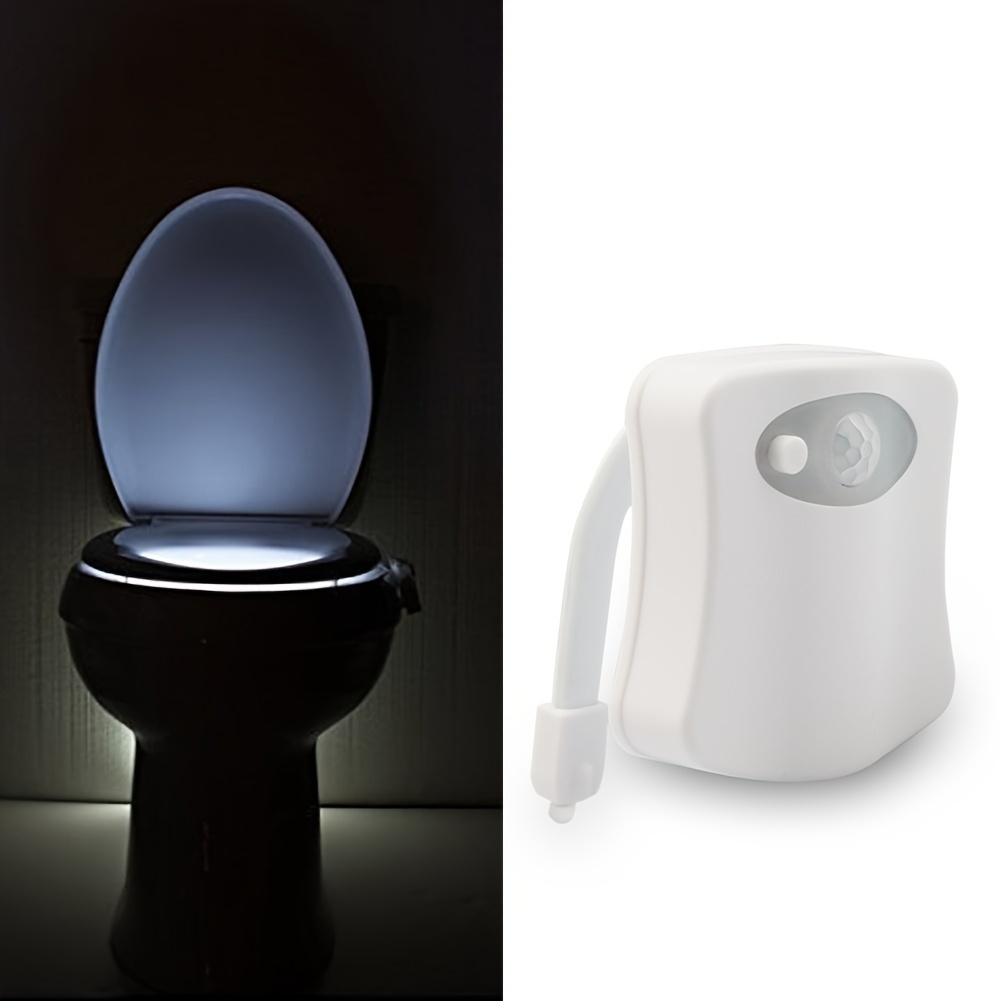 Toilet Night Light PIR Motion Sensor Toilet Lights LED Washroom Night Lamp  8 Colors Toilet Bowl Lighting For Bathroom Washroom