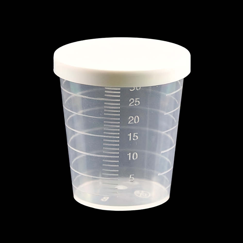 Vaso medidor, cristal templado transparente, resistente al calor, a prueba  de explosiones, escala transparente (tamaño: 33.8 fl oz)