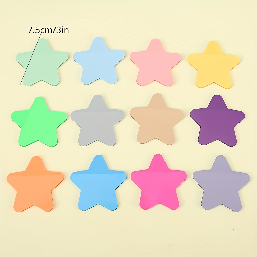 Translucent Pet Shaped Sticky Notes Simple Cute Star Index - Temu
