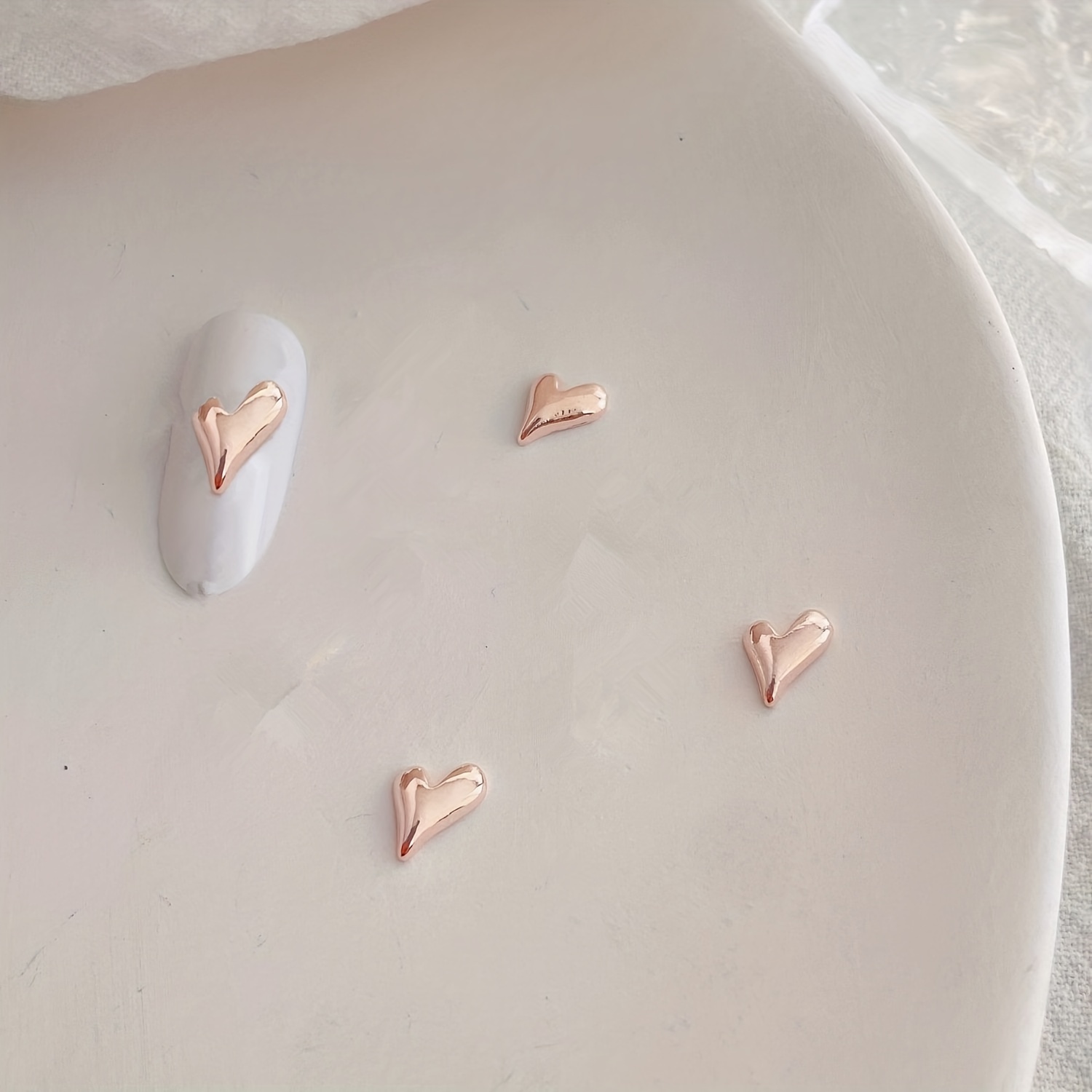 30pcs Nail Art Stickers With Silver Nail Decorations DIY
