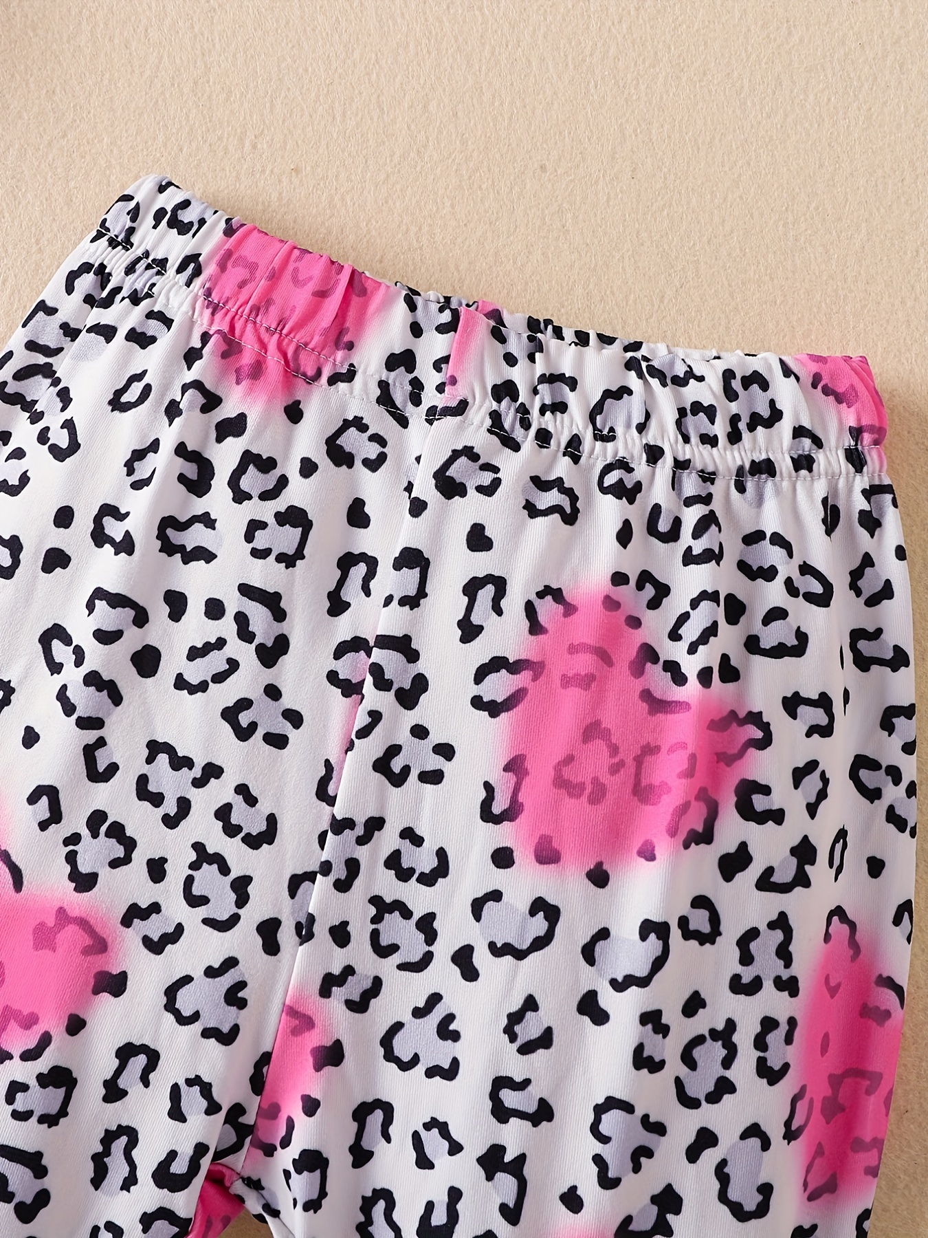 2-piece dress and leggings set - Dark pink/Hearts - Kids