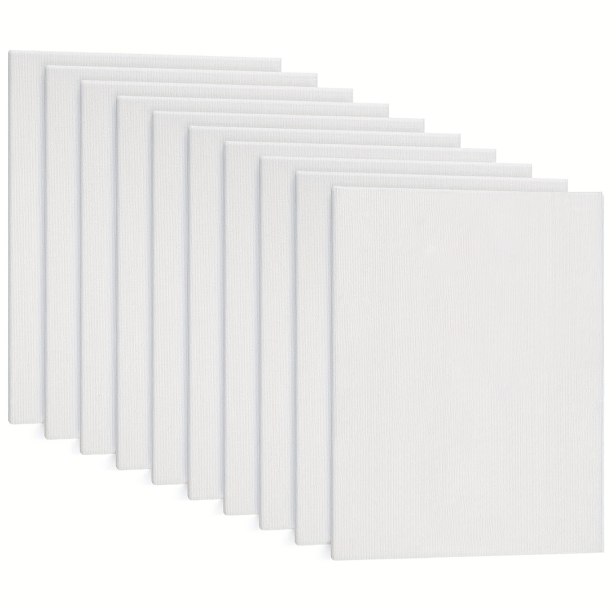 Tohuu Blank Canvas 2pcs Art Canvases for Painting Cotton Paint Canvases for Painting  Blank Flat Canvas Board for Acrylics Oil Watercolor Tempera Paints sensible  