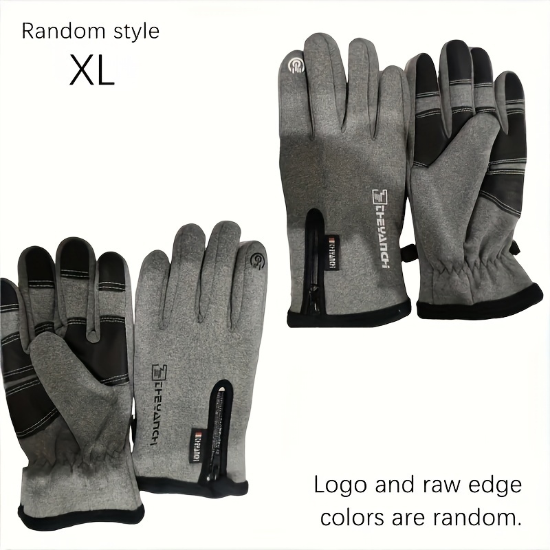 1 ou 2 paires de gants tactiles chauds et imperméables
