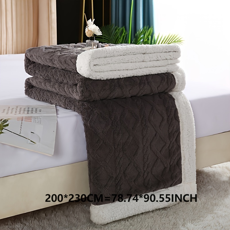 Black bed throw online double