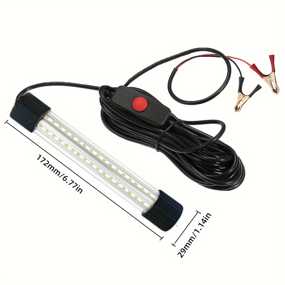 Ip67 Waterproof 12v Light 126 Led Beads Fish Attracting - Temu