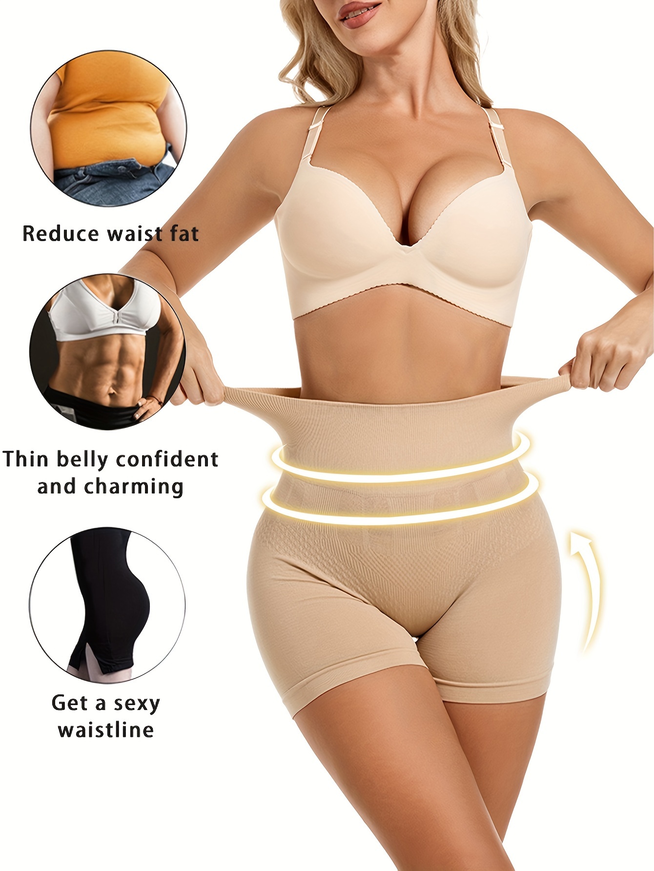 Seamless Shaping Panties Tummy Control Compression Panties - Temu