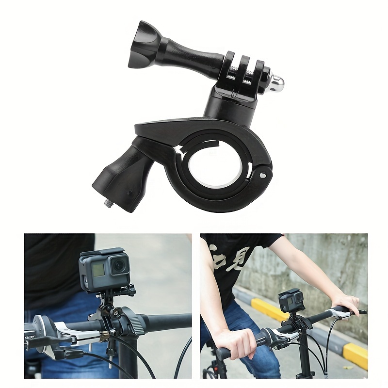 360 degrés Rotation Bicyclette Support de moto Support de guidon avec vis  et adaptateur pour trépied pour GoPro HERO4 / 3 + / 3/2/1