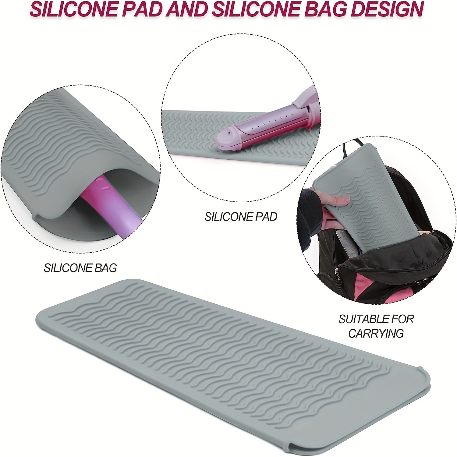 Heat Resistant Silicone Mat Professional Heat Resistant Pad - Temu