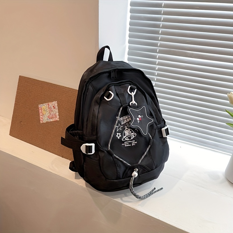 Fashion Solid Color Star Shape Ladies Backpack Sweet Planet