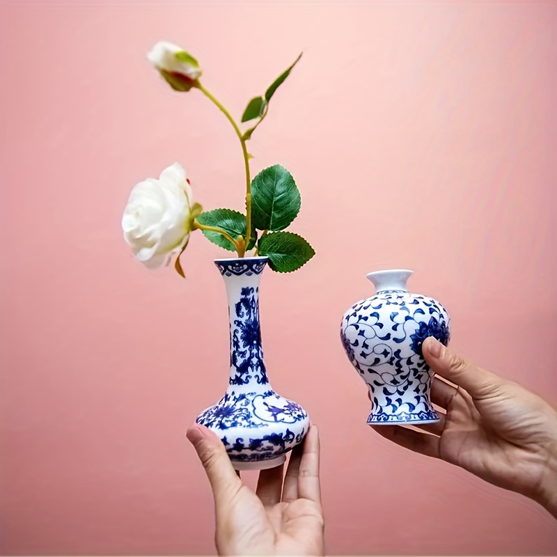 Porcelain Ceramics Flower Vase  Flower vases, Ceramic flowers
