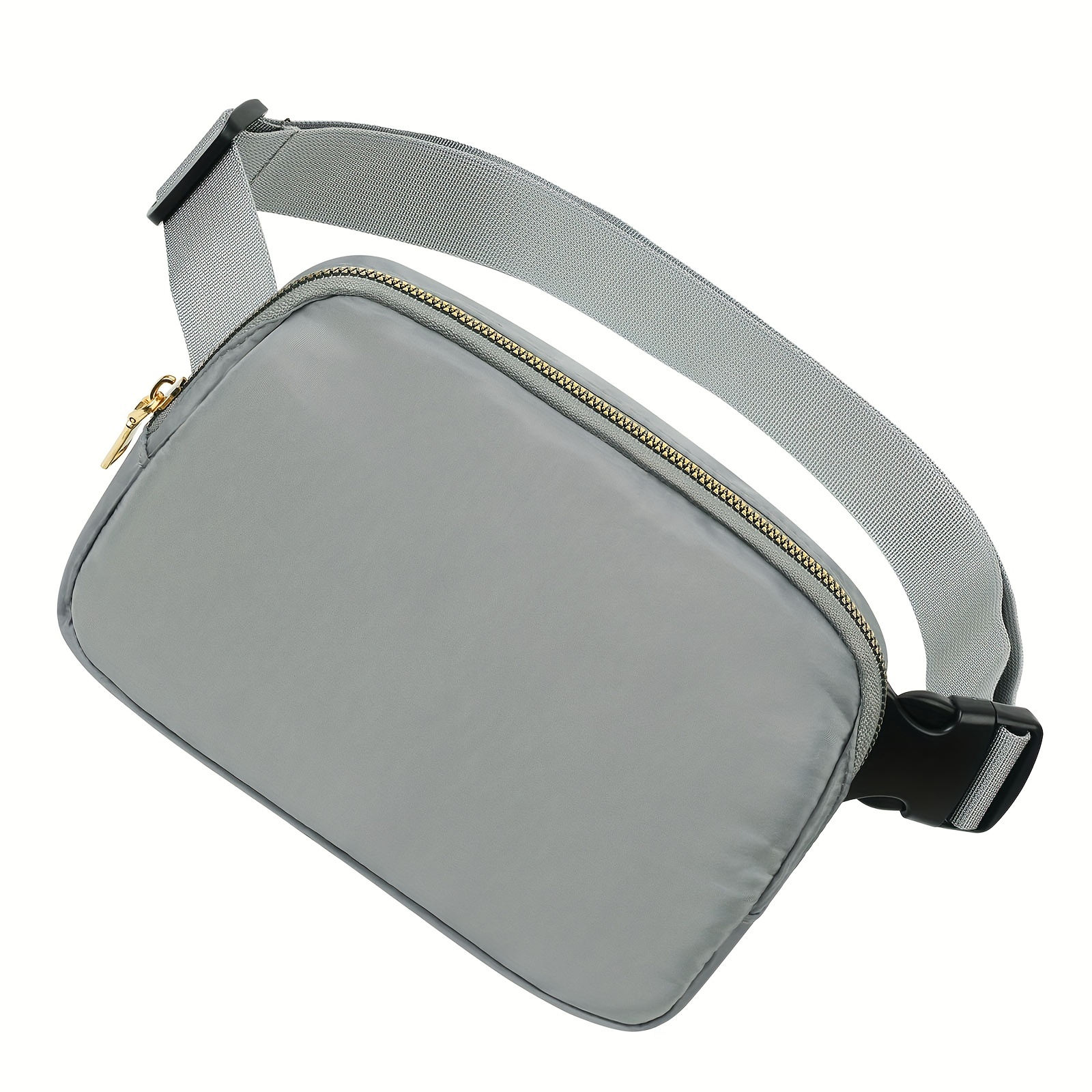 Unisex Mini Belt Bag with Adjustable Strap, Crossbody Fanny Pack for  Traveling (Black)
