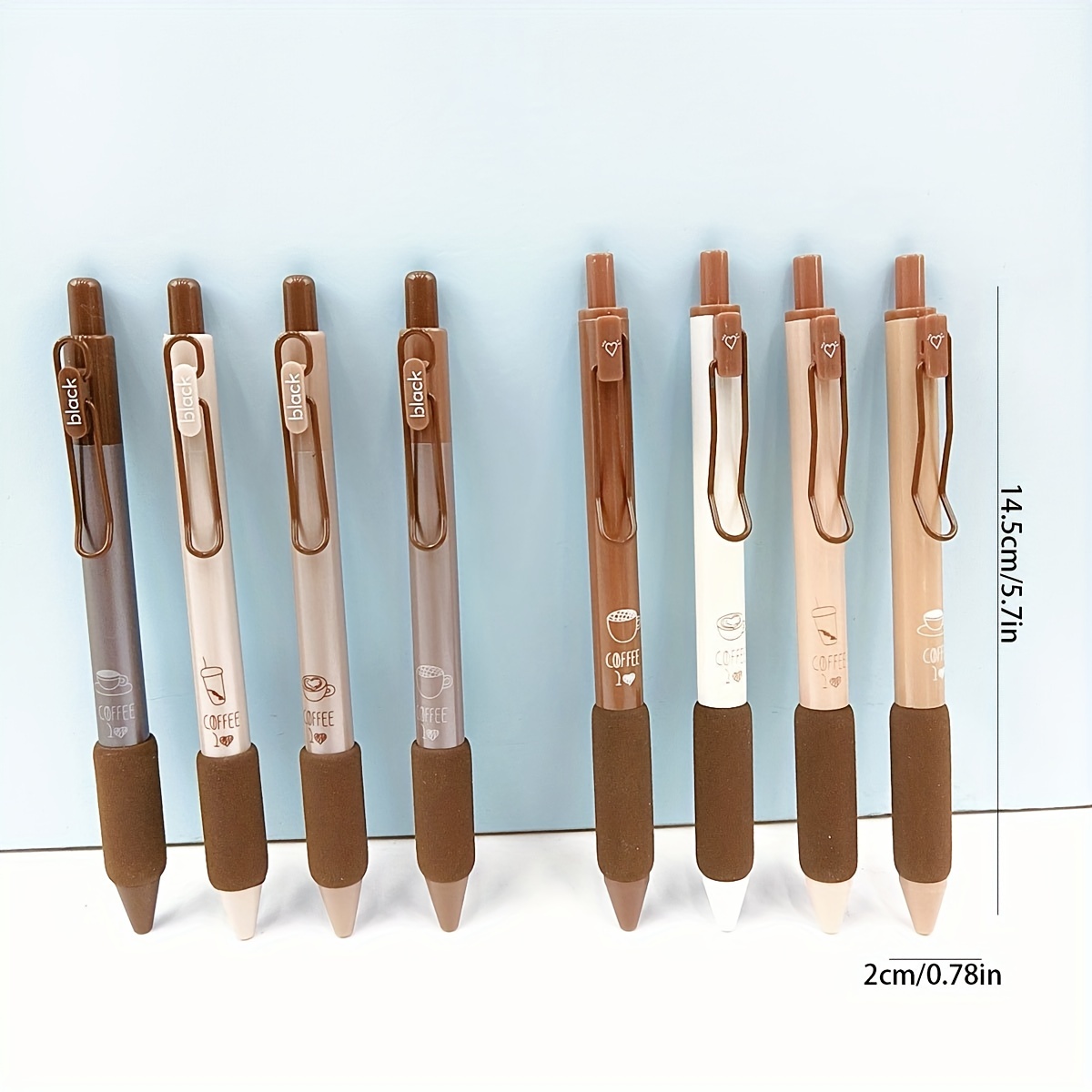 Good Looking Coffee Gel Pen Soft Grip School Office Supplies