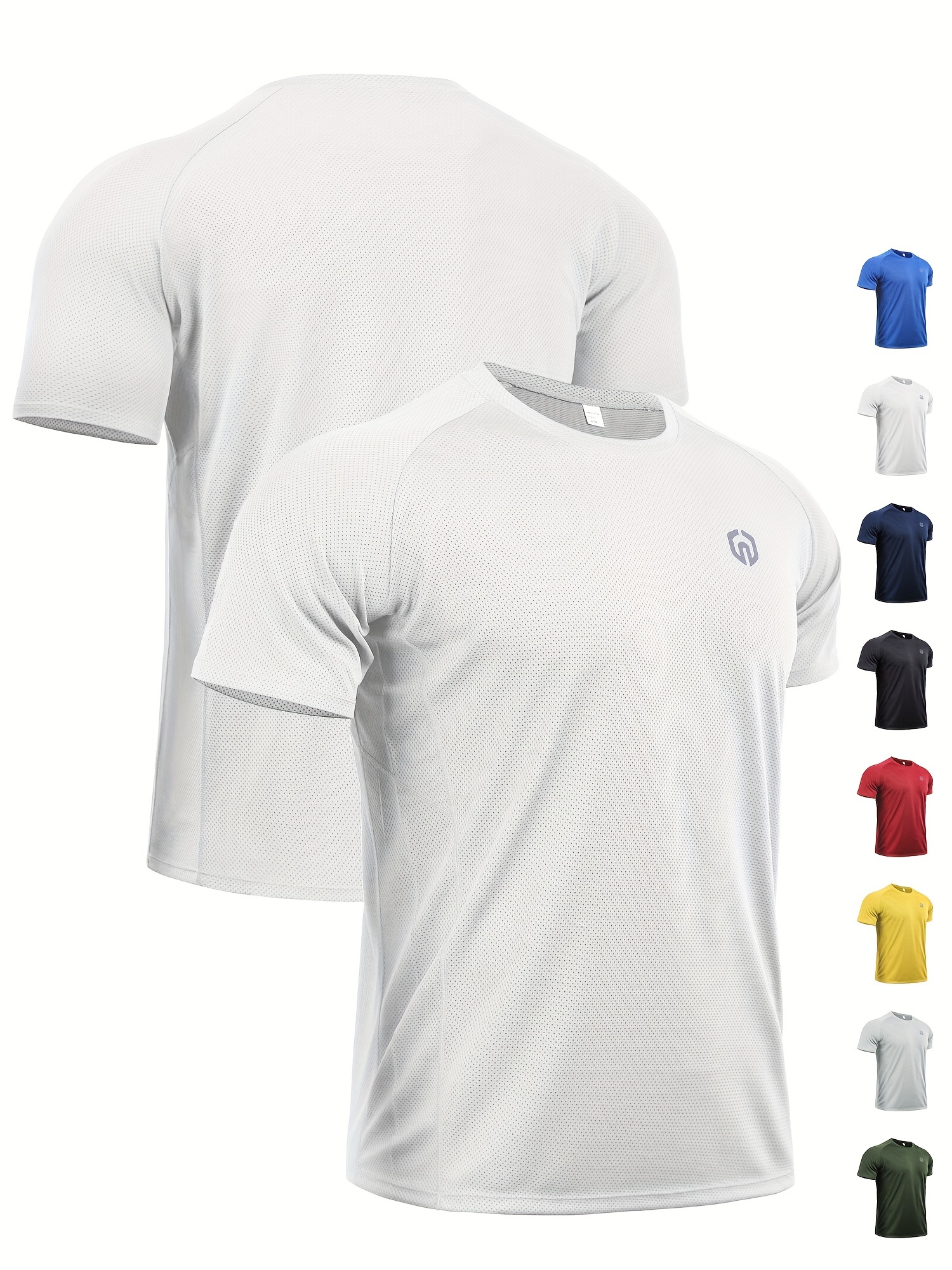 Men's Short Sleeve Crew Neck T shirts Lightweight Quick Dry - Temu