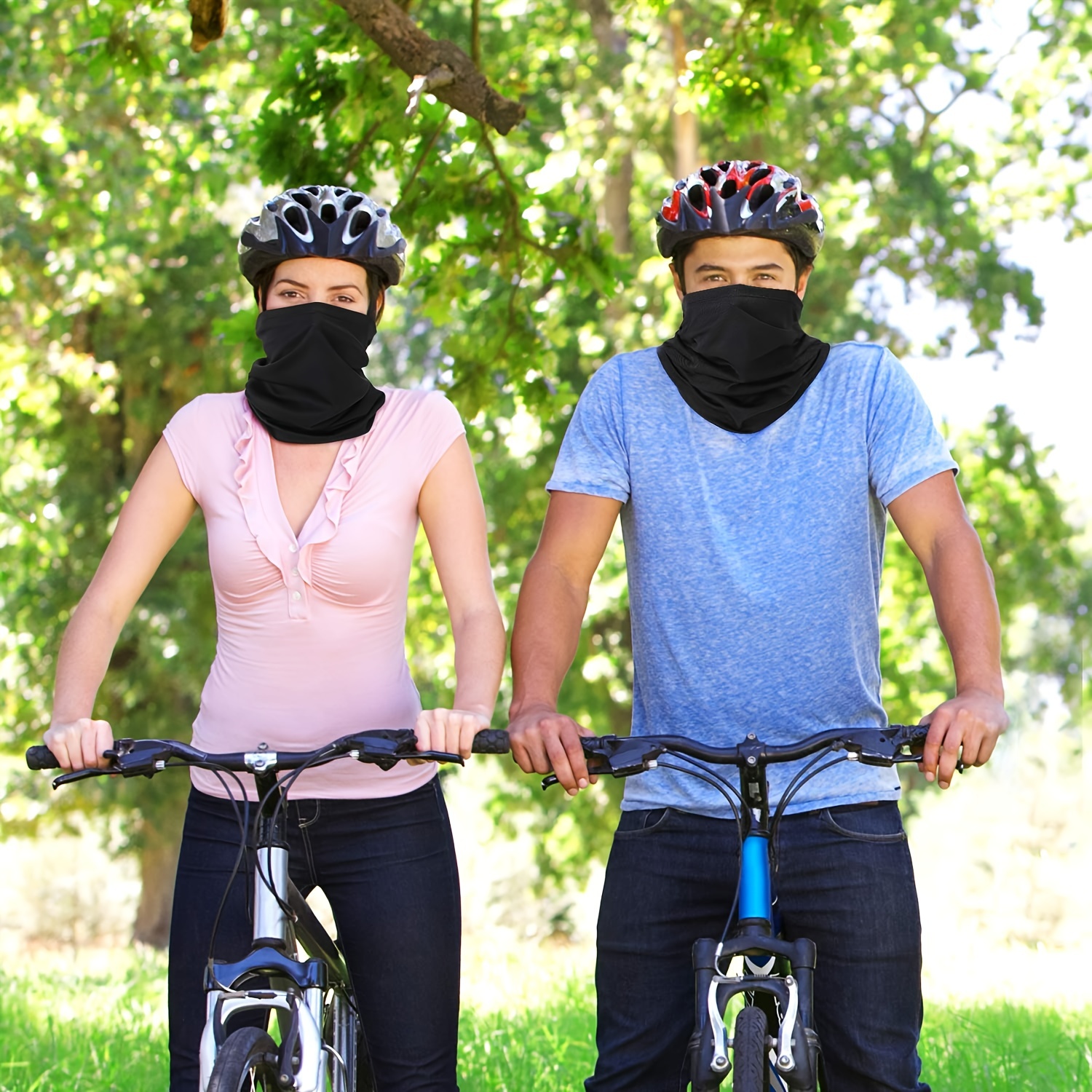 UV Protection Neck Gaiter Scarf Seamless Breathable Bandana For Men Hot  Summer Cycling Hiking Fishing Motorcycle ( Grey )