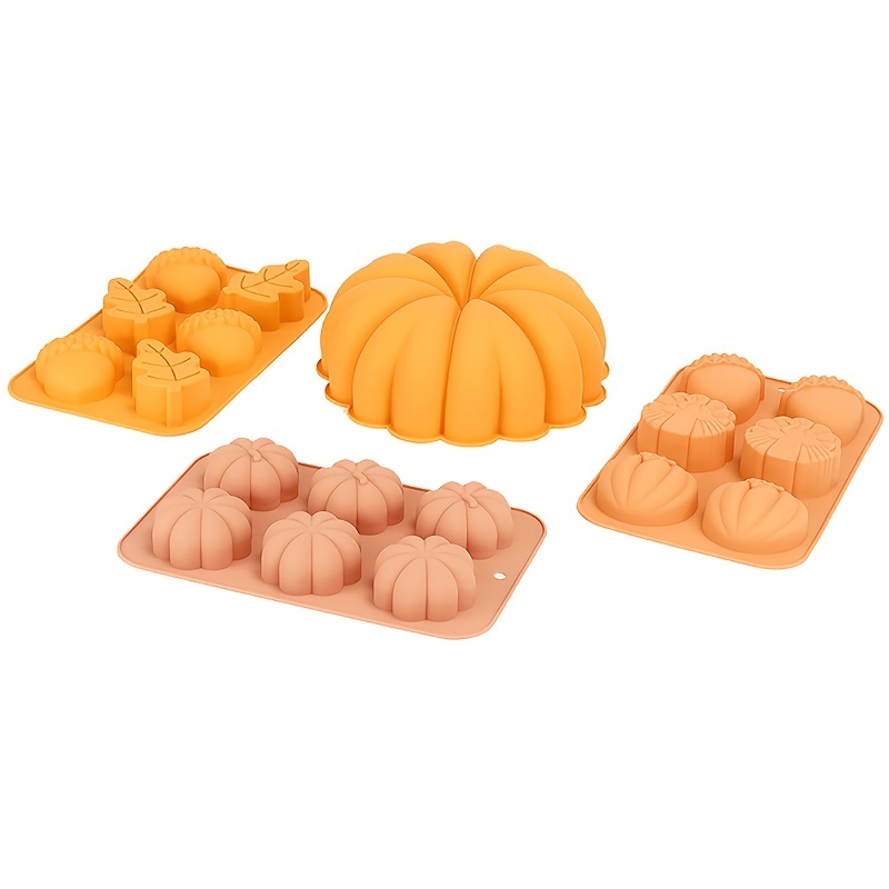 1pc Pumpkin Design DIY Silicone Mold DIY Candle Fudge Soap Chocolate Mold