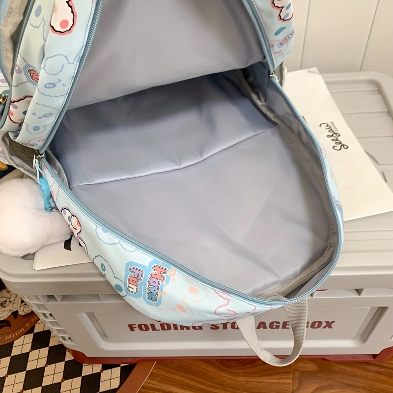 Kids Rabbit Printed Backpack Lightweight Casual School Bag