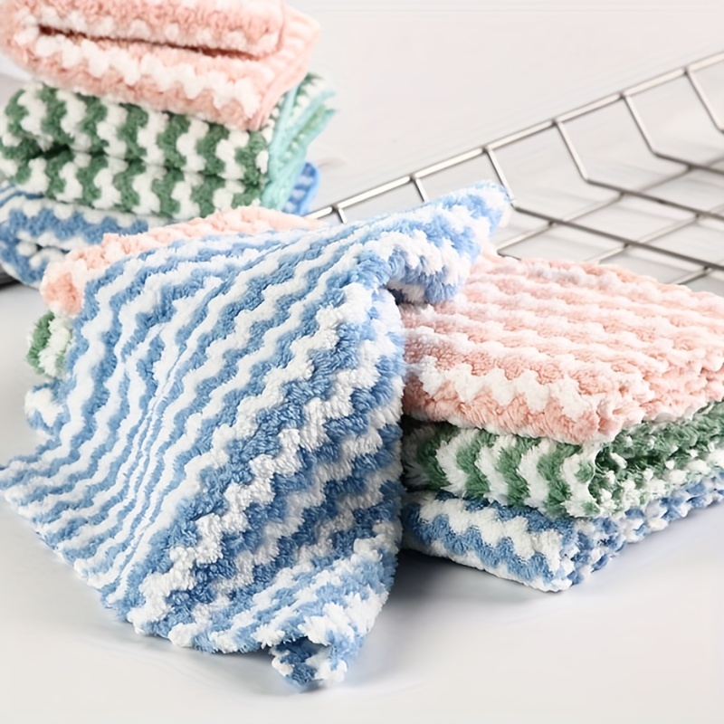 10/20pcs Dishwashing Cloth Kitchen Cleaning Wipes Household