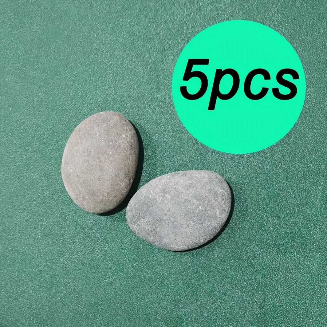 Ponwec 40PCS Rocks for Painting,Smooth Unpolished Craft Rocks