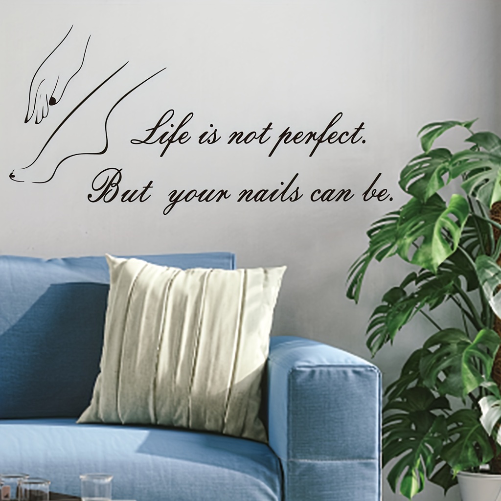 Wall Vinyl Decals Quotes Inspirational Sticker Living Room - Temu