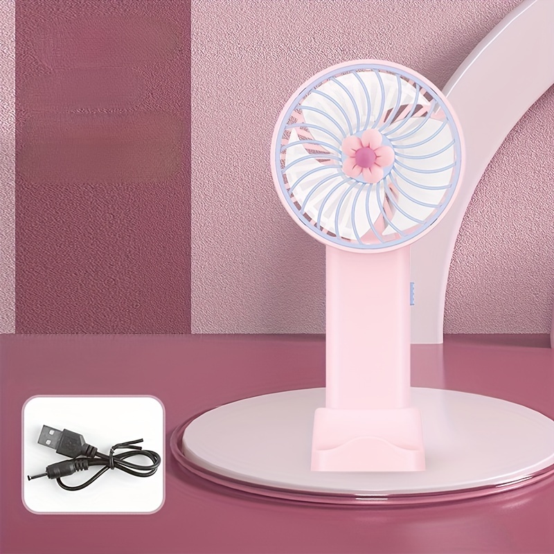dessin animé Mini ventilateur Portable bagage à main USB Rechargeable  étudiant ventilateur Mini Portable ventilateur de