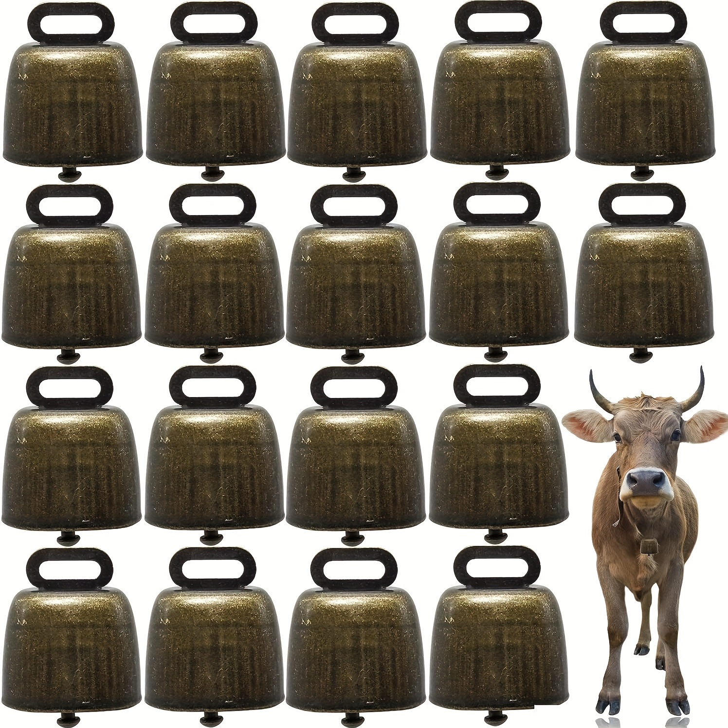 Vintage Style Metal Cow Bell For Grazing Cattle Animal Anti - Temu