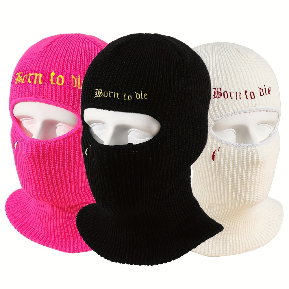 Pasamontañas de esquí envejecido, máscara de esquí de cara completa,  pasamontañas Shiesty máscara de esquí resistente al viento para invierno