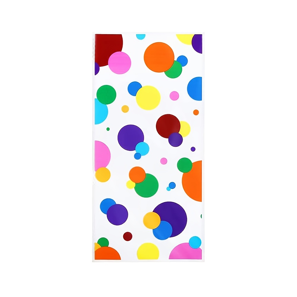 Fun Express Surtido de bolsas de celofán arcoíris – Juego a granel de 72 en  colores brillantes – Suministros para fiestas, bolsas de regalo