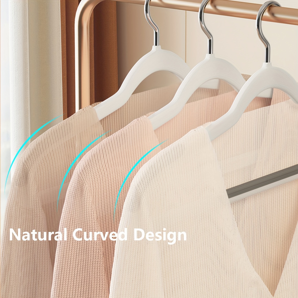 Non-slip Traceless Plastic Clothes Hangers - Thin Clothes Drying Racks For  Effortless Organization - Temu