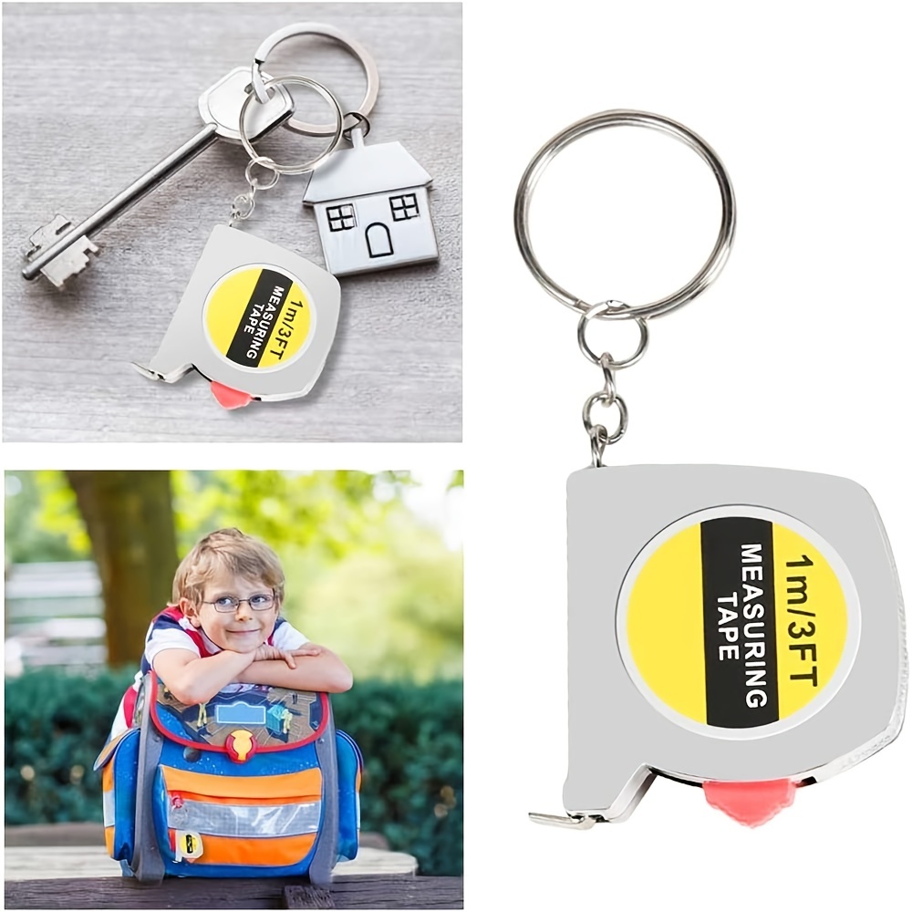 20 Pieces Mini Tape Measures Keychains,Small Tape Measures Retractable, Pocket Tape Measures,Measuring Tapes Retractable, 3 Feet