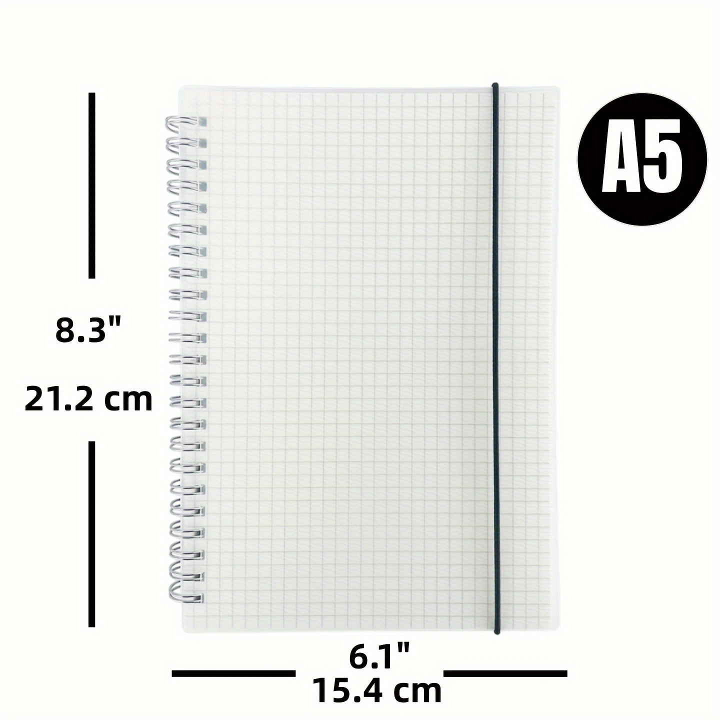 Graph Paper Notebooks Spiral Quad Ruled Grid Notebook 3 hole - Temu