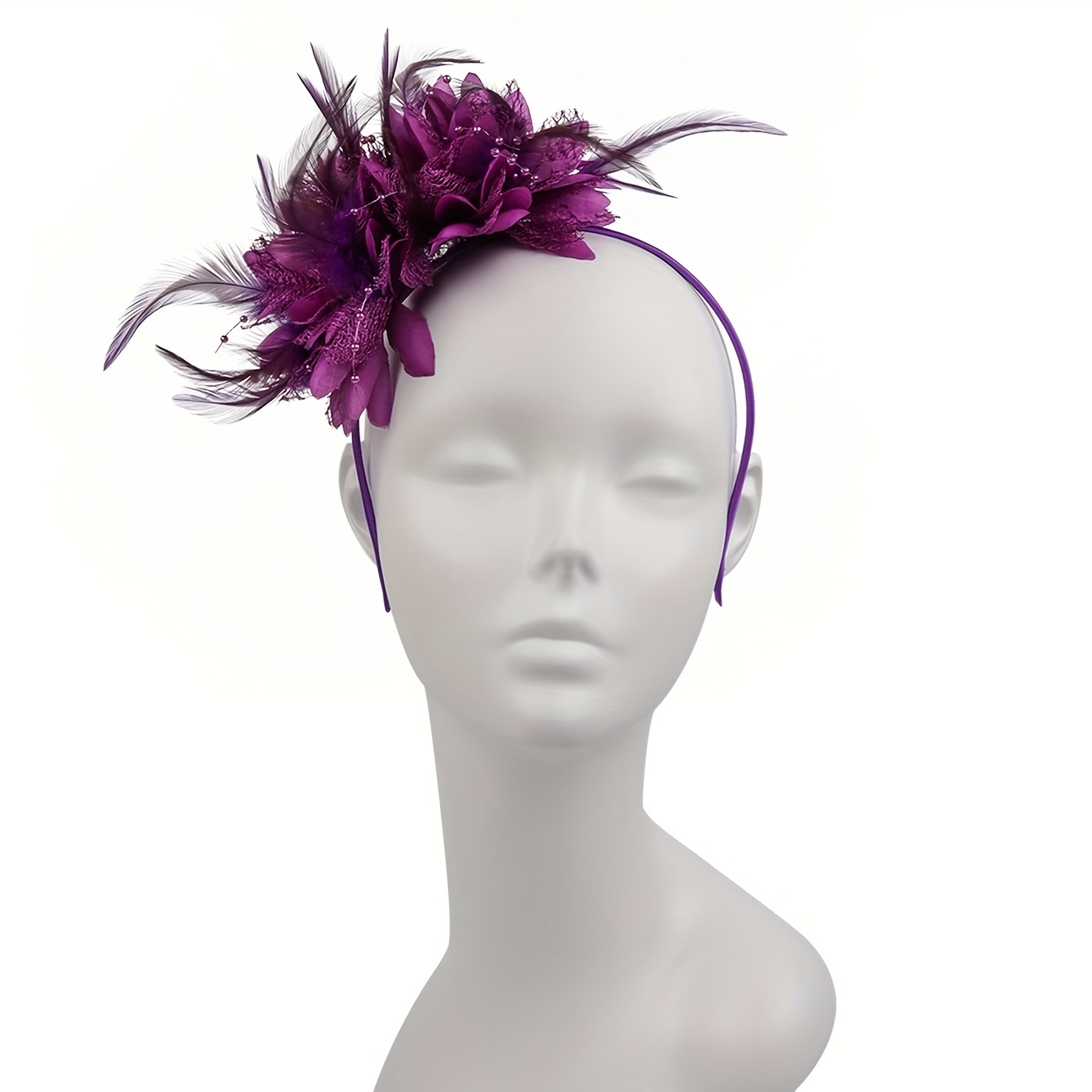 Go Mai Women Kentucky Derby Hat Organza Hats Two Wear Ways,Hat Flower Can  Be Used As a Headwear, Black, One Size : : Clothing, Shoes &  Accessories