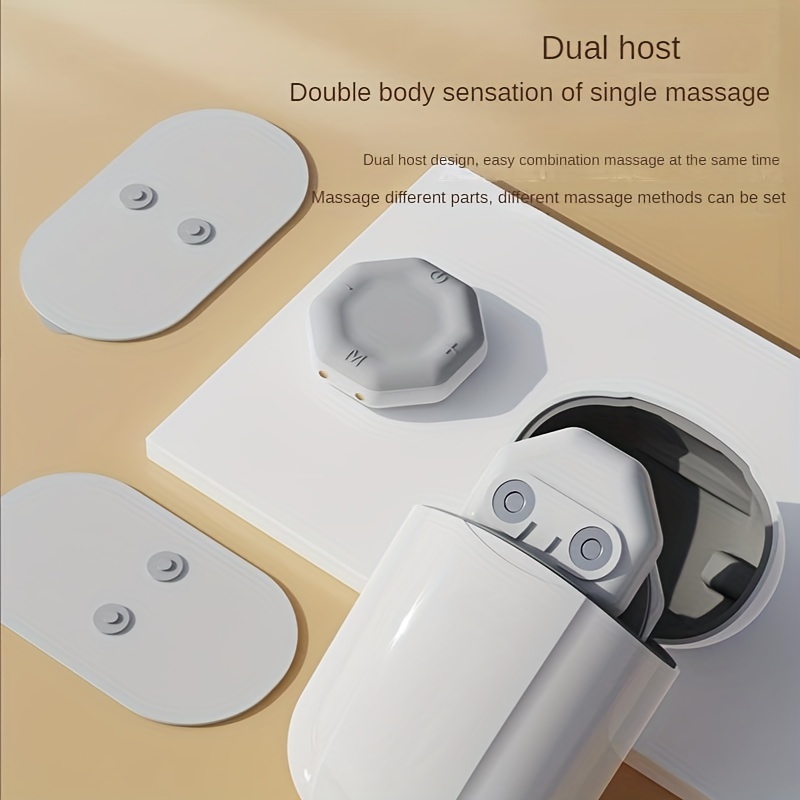 Portable Dual Host Remote Control Massager With Low Frequency Pulse For  Elderly - Mini Leg, Waist, Back, Hand And Cervical Massage - Perfect Gift -  Temu