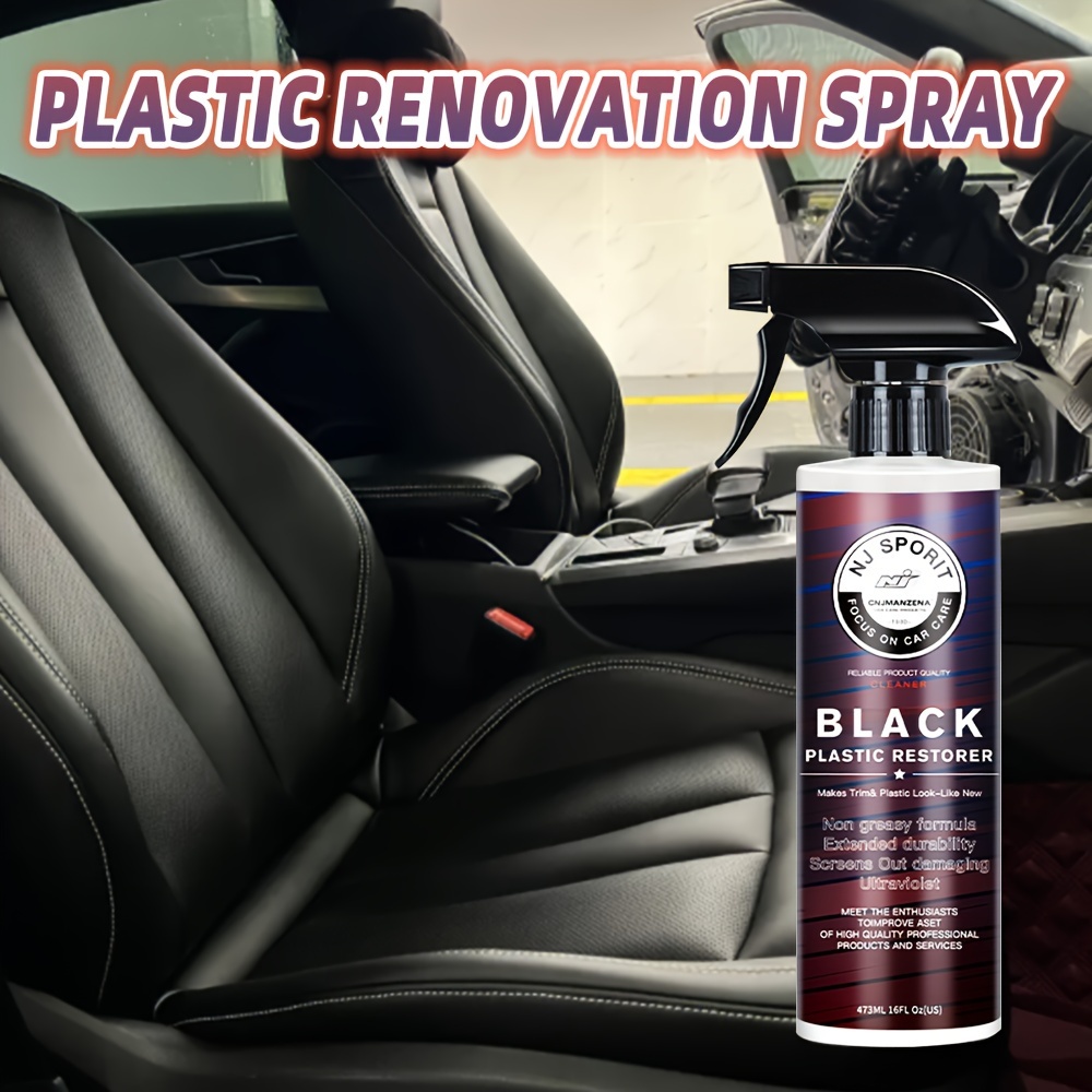 Plastic And Leather Renovator Car Interior Cleaner For - Temu