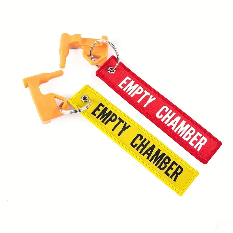 2 Pack! Empty Chamber Flag Red & Yellow Empty Flag Chamber High Quality-img-0