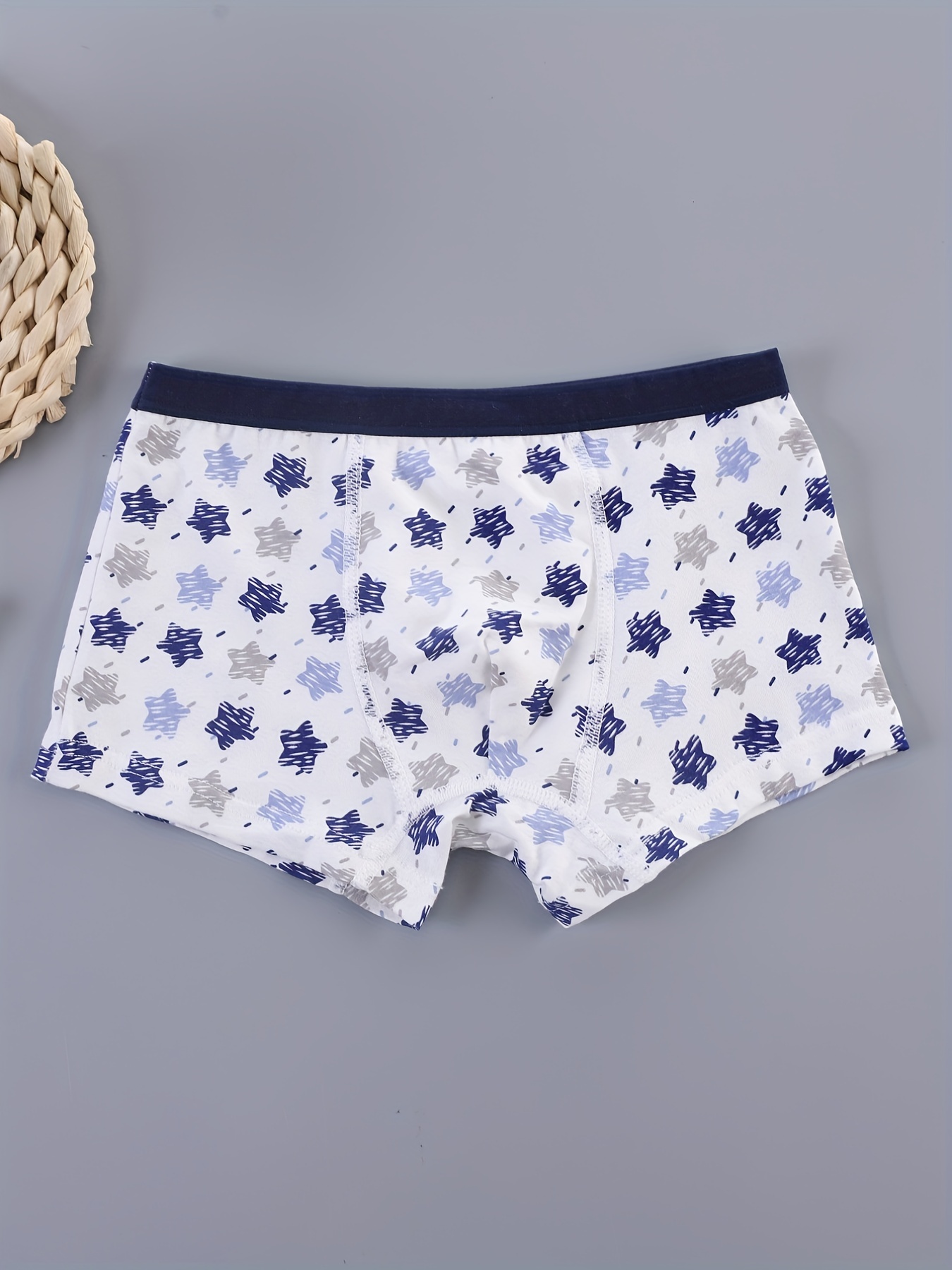 Boy's Cotton Boxer Briefs Cartoon Pattern Breathable - Temu