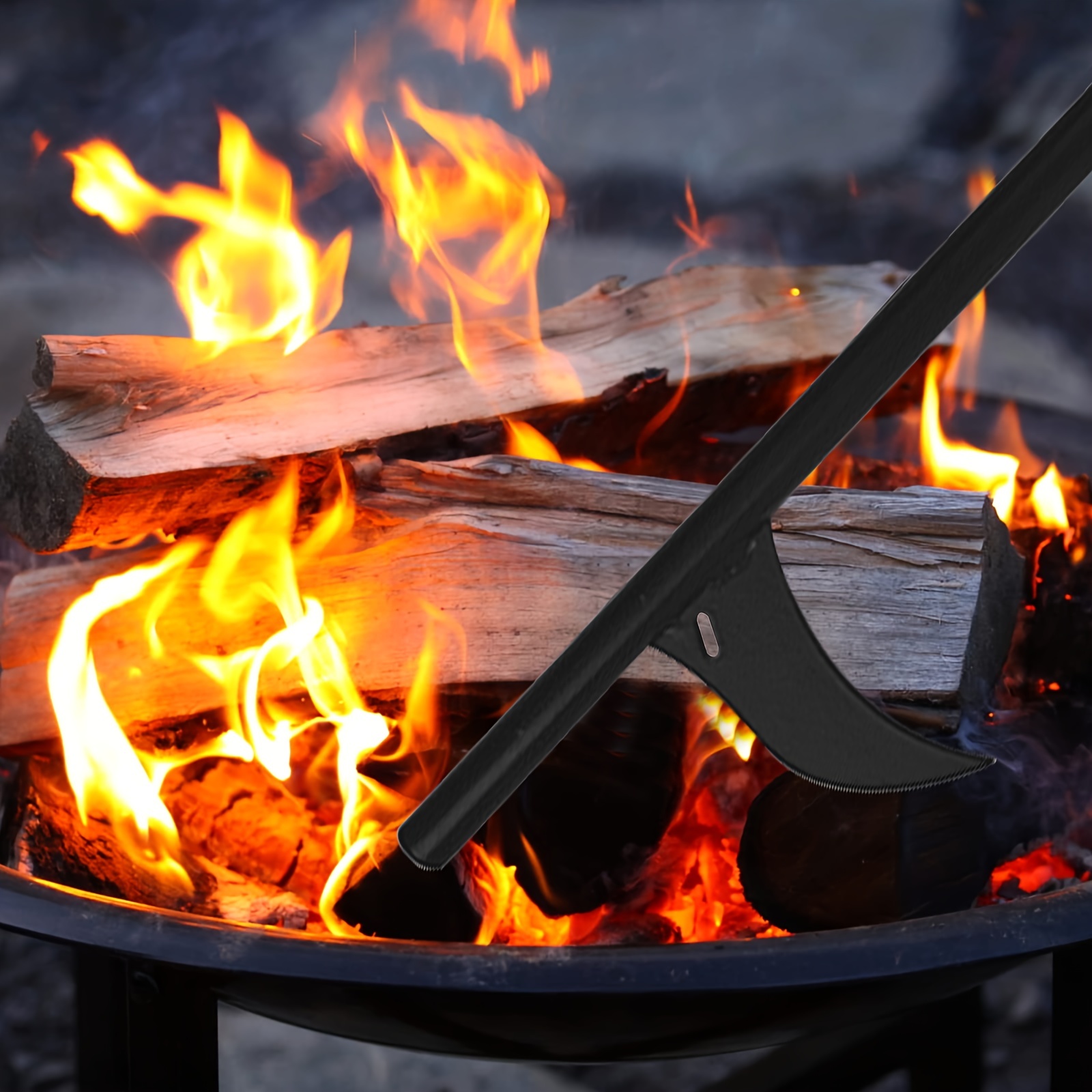 Poker Log Burning Stove Accessories Fire Iron Wood Burner Coal