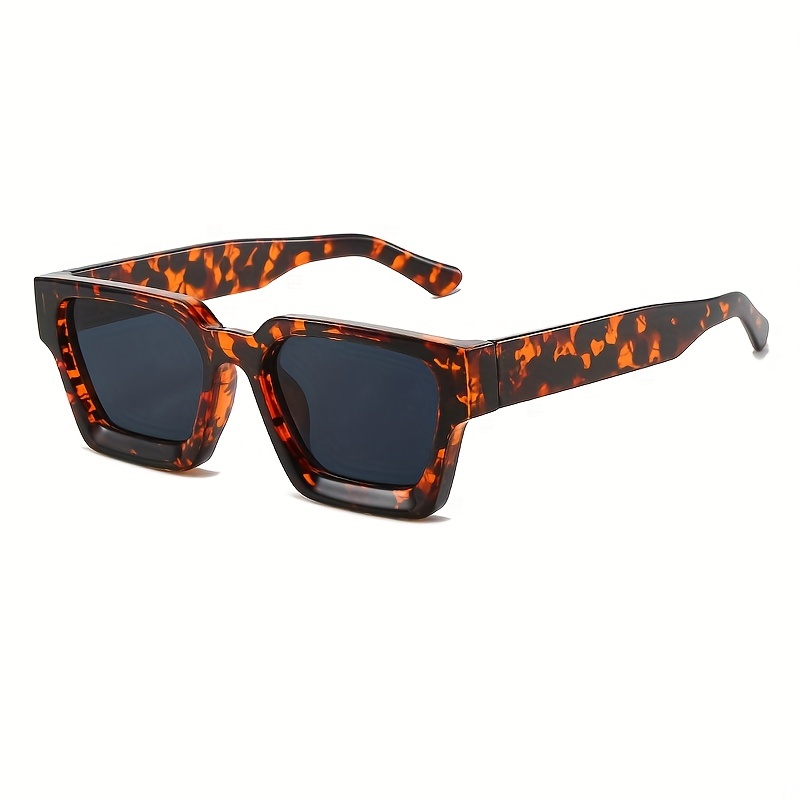 Tortoiseshell Square Sunglasses for Casual Use