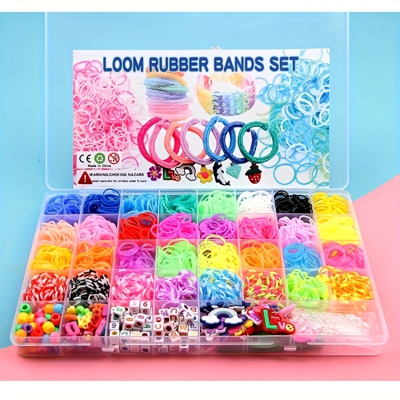 Loom Rubber Bands Bracelet Making Kit 3 Layers Box Band Filling