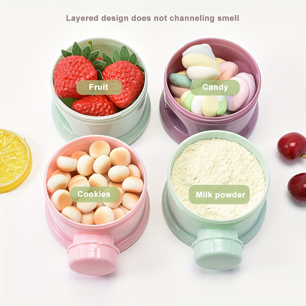 milk powder box portable cute food storage box details 1