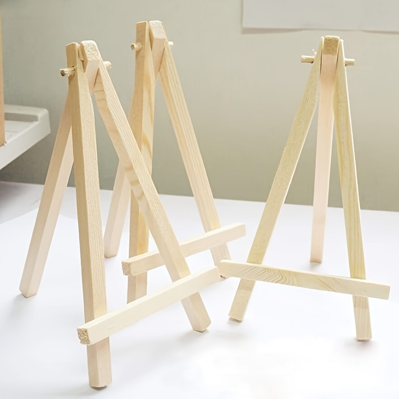 Wooden Mini Easel Stand Painting Canvas Craft Exhibit Display