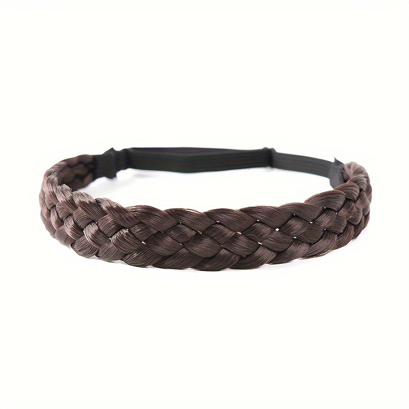 Braided Headband For Women Wide Fishtail Braid Headband With Teeth Wide  Plaited Braids Accessories Classic Chunky Fishtail Braided Hair Band  Synthetic