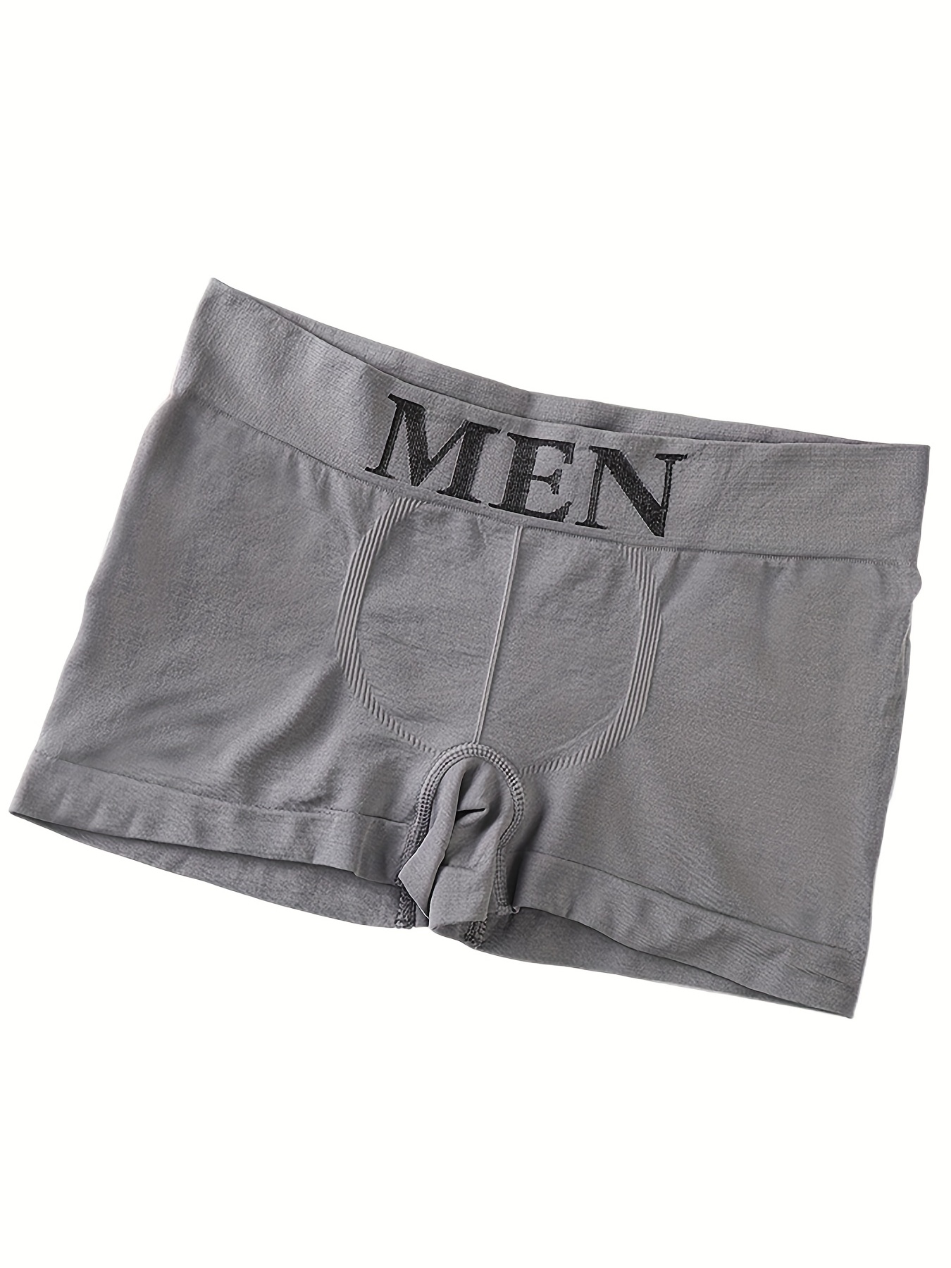 Briefs in Lycra, comfortable fit, Seamless, grey, Men's Underwear