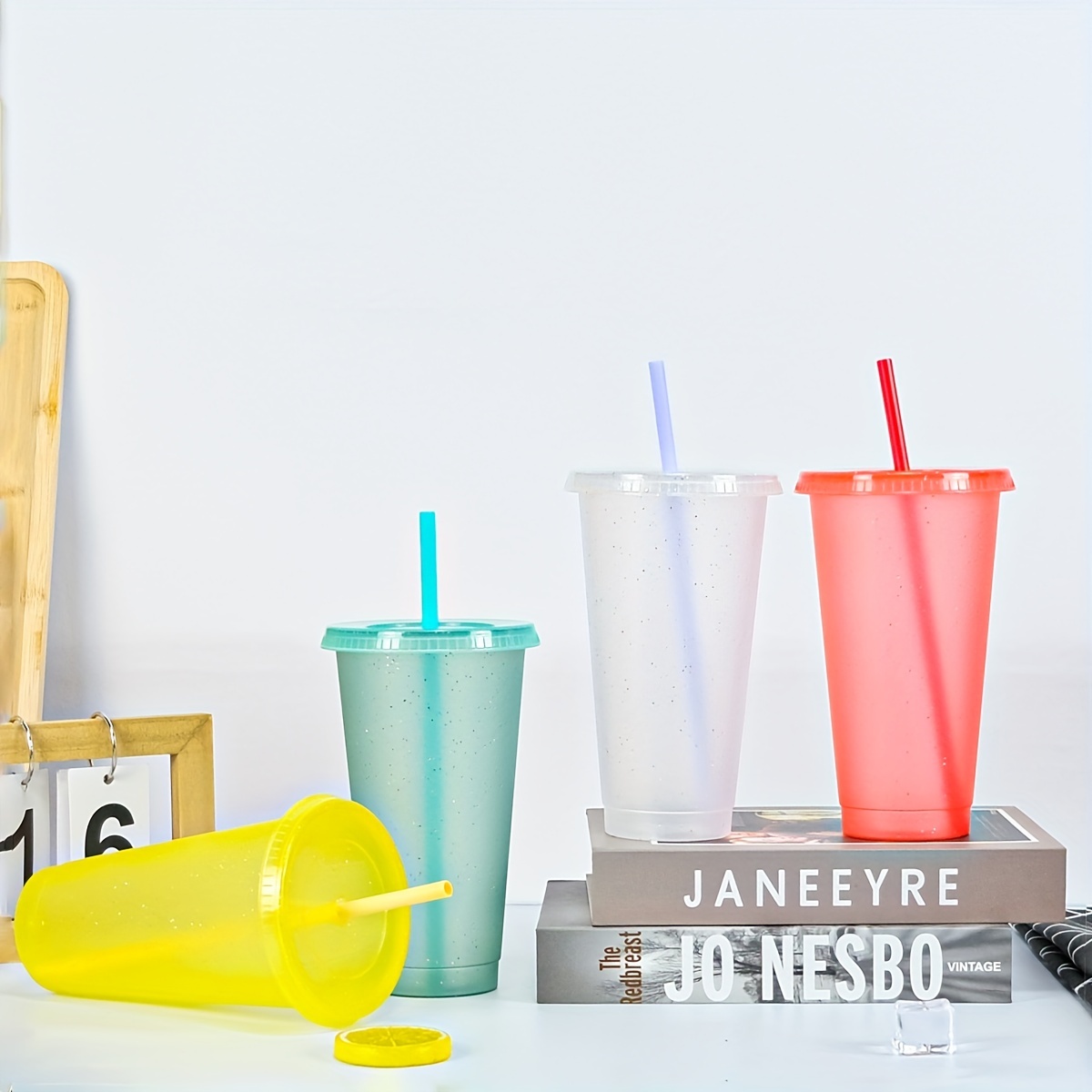 THE RETRO TUMBLER STRAW COVER- 2 COLORS