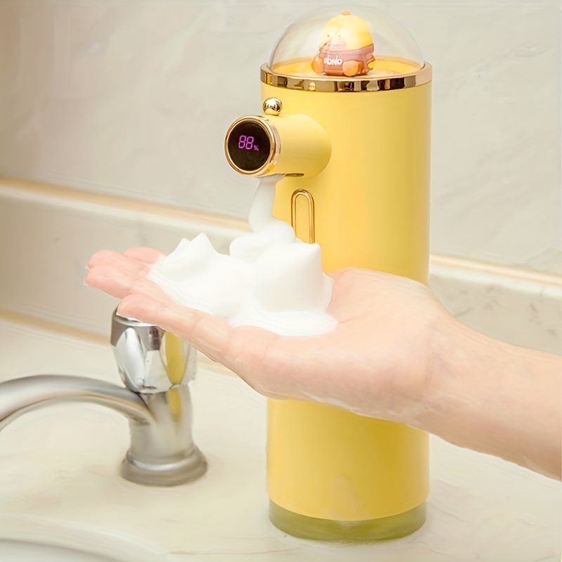 Automatic Soap Dispenser,Foaming Soap Dispenser Touchless  350ml/12oz,Battery Operated Hand Free Automatic Foam Liquid Soap Dispenser  for Bathroom or Kitchen 