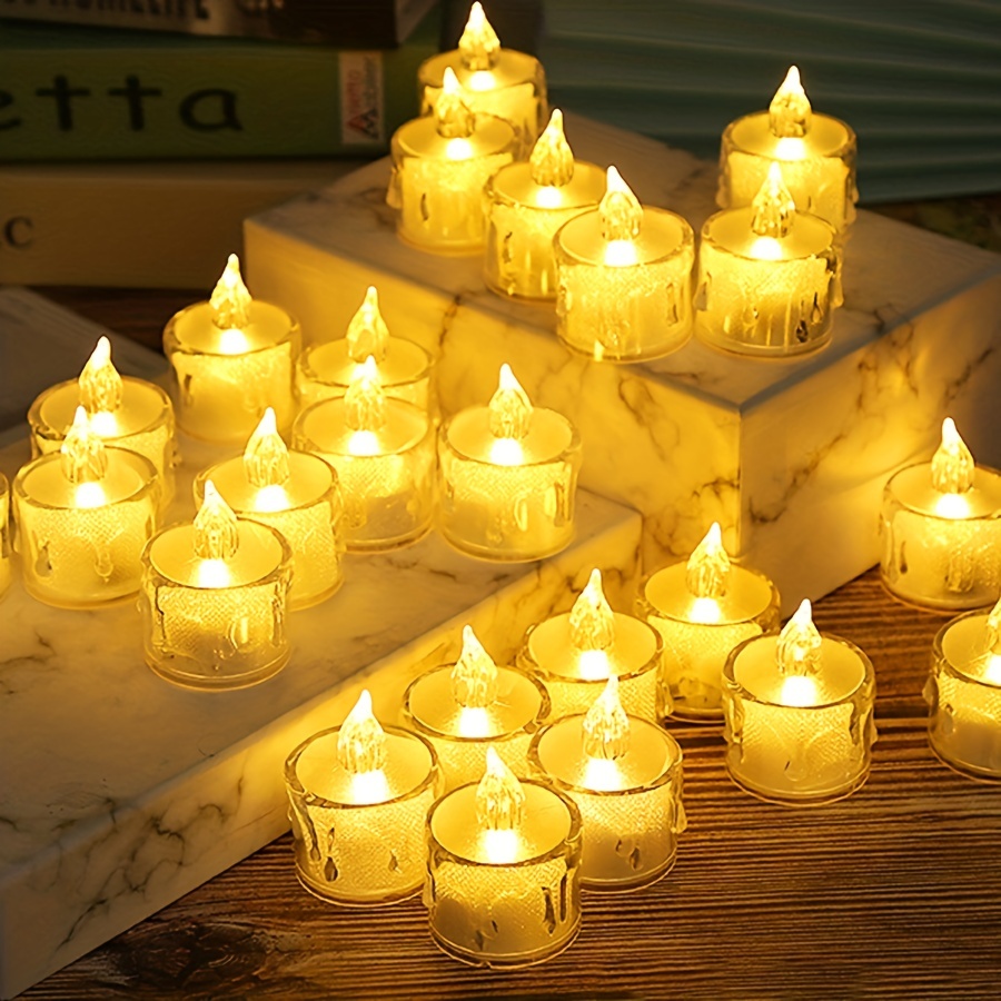 2 3 5pcs Tearful Candle Light Led Electronic Simulation Flameless