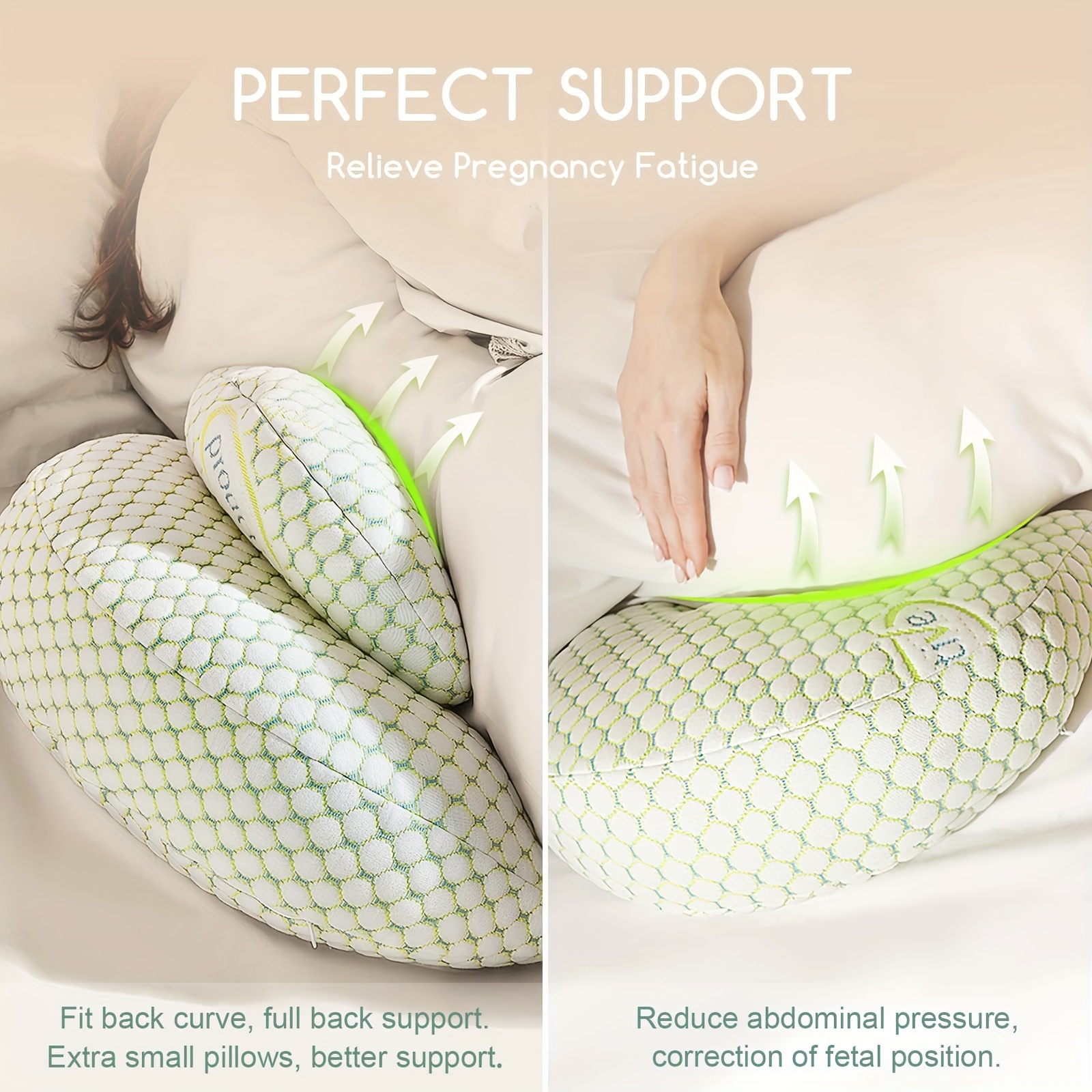 Pregnancy Pillow For Sleeping Maternity Pillow Cooling For - Temu