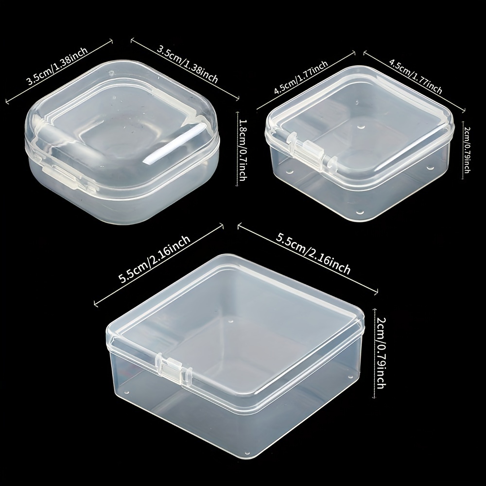 Portable Pill Containers Mini Plastic Boxes Jewelry Earrings - Temu