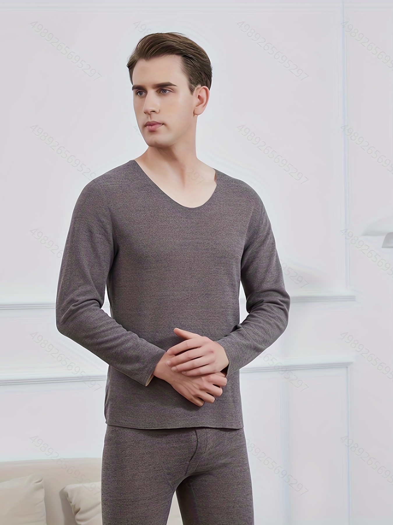 Stay Warm and Comfortable This Winter with 2pcs Men's * Stretch Thermal  Underwear